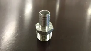 1/2" karl NPT í 1/2" slöngu nippil