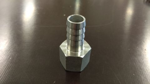 1/2" kerling NPT í 1/2" slöngu nippil