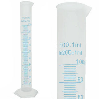 100ml mæliglas fyrir sykurflotvog - plast