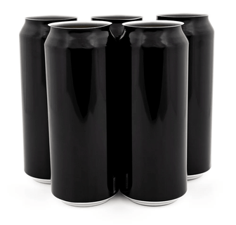 440ml svartar bjórdósir - 162stk