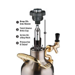 GrowlerWerks uKeg™ 64 stainless steel - 1.9 l